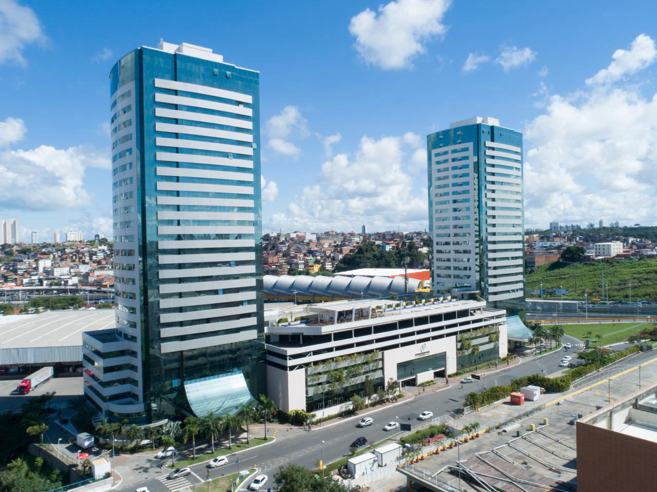Fachada do edifício Salvador Shopping Business